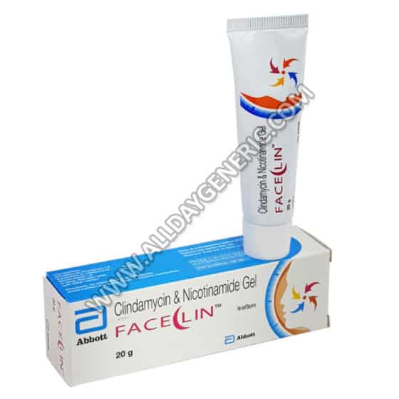 Faceclin Gel Clindamycin, Nicotinamide Faceclin
