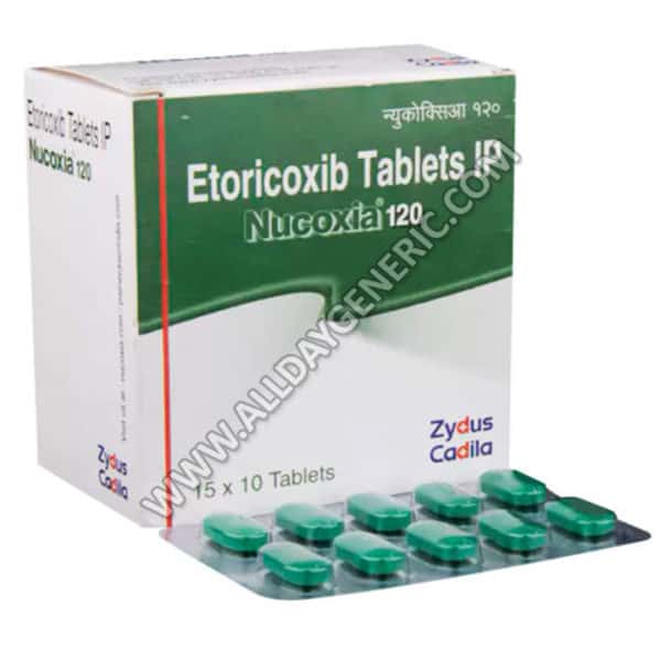 Etoricoxib 120mg Nucoxia 120 Tablet Uses Dosage Side Effects Reviwes