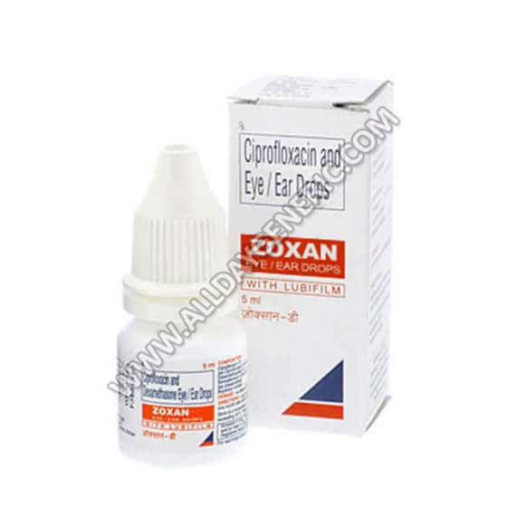 Zoxan Eye Drop Ciprofloxacin eye drop Use, Side effects & Dosage