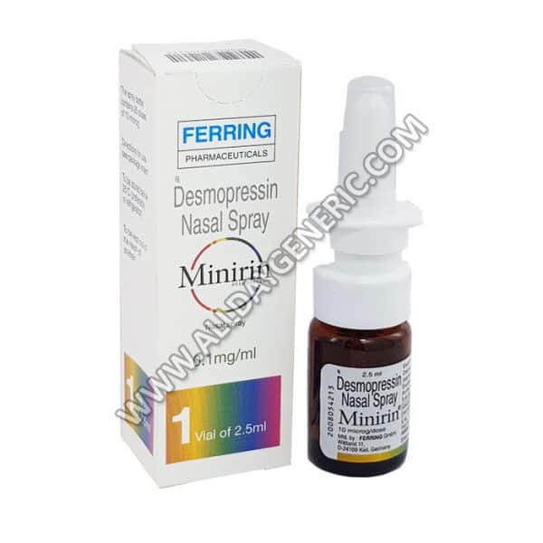 Buy Minirin Nasal Spray Desmopressin Nasal Spray Dosage, Price, Uses