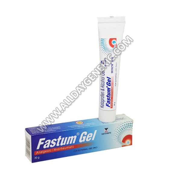 Fastum Gel Buy Ketoprofen Side effects, Dosage, Price, Uses